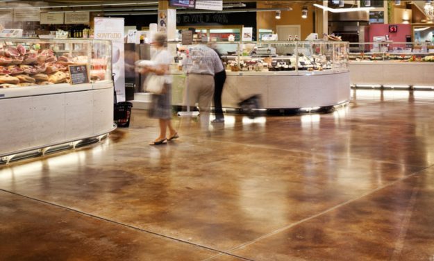 Self-leveling flooring / concrete / commercial / other formats