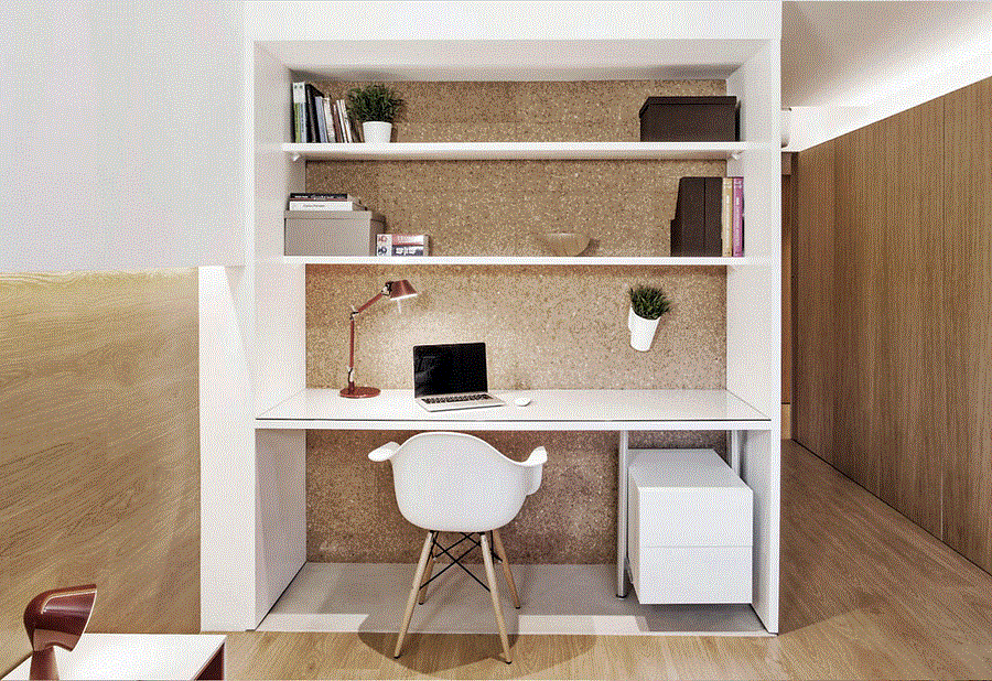 escritório dentro de casa